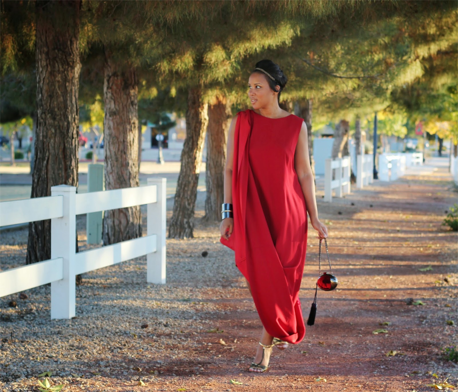 margiela h&m red dress Maison Margiela Red Pleated Dress H&amp;m Maison Martin Margiela Dresses  Maison Martin Margiela X Hm