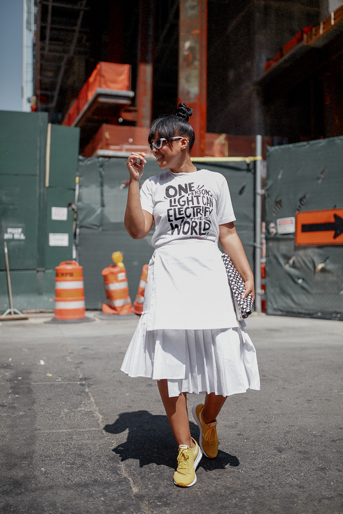 Reebok Logo Tee With A Message