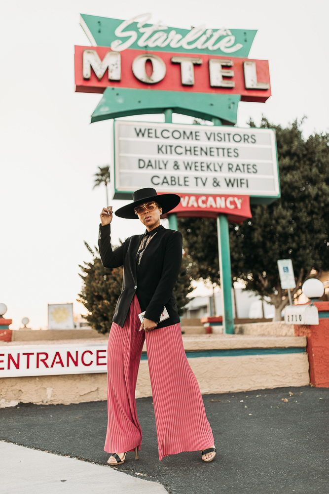 Lack Of Color Wide Brin Hat Sonjia Williams Pleated Pants