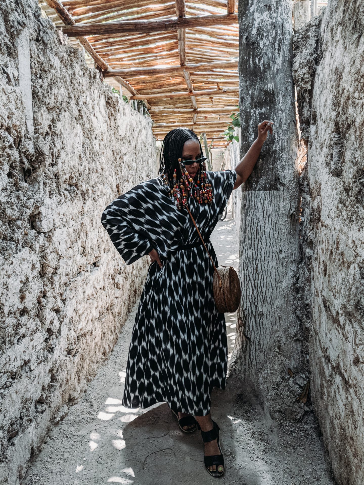 Diarrablu Kaftan in Tulum